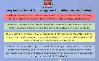 Social Gatherings are prohibited during the Holidays