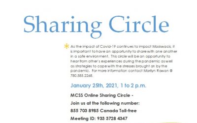 Maskwacis Counselling Support and Services “COVID-19 sharing circle”
