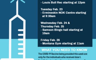 COVID-19 Vaccinations for dose 2