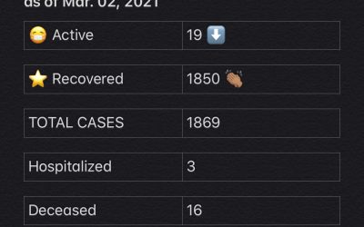 COVID-19 Stats for Mar. 02, 2021