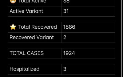 COVID-19 Stats for March 31, 2021