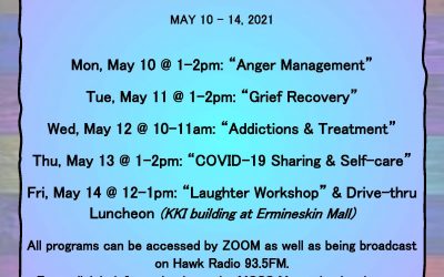 KKI / MCSS Mental Health Week virtual workshops