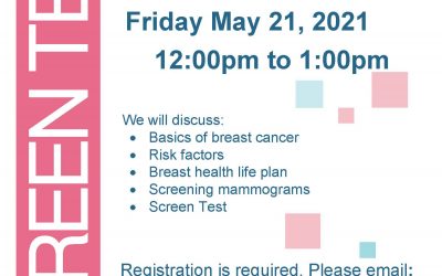 Women’s Breast Health Virtual Workshop – May 21, 2021