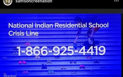 Maskwacis Counselling & Support Services is open 9-3 Monday-Friday, if you need to speak to a counsellor. 780-585-2268, text 780-312-5268 or follow their FB page.Below is the number for the national Indian residential school crisis line, to provide support for residential school survivors and others affected.People can access emotional and crisis referal services by calling the 24-hour national crisis line: 1-866-925-4419.