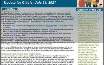 Indigenous Services Canada Update