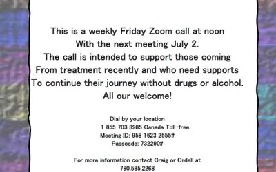 Maskwacis Counselling & Support Services: July Relapse Prevention