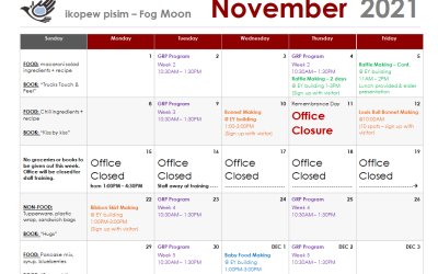 Early Years November Calendar