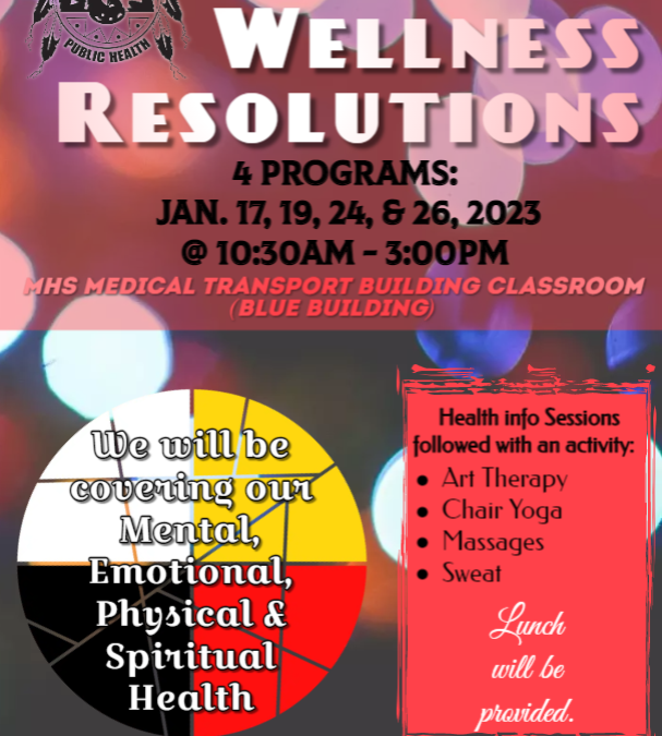 Wellness Resolutions program – January 2023
